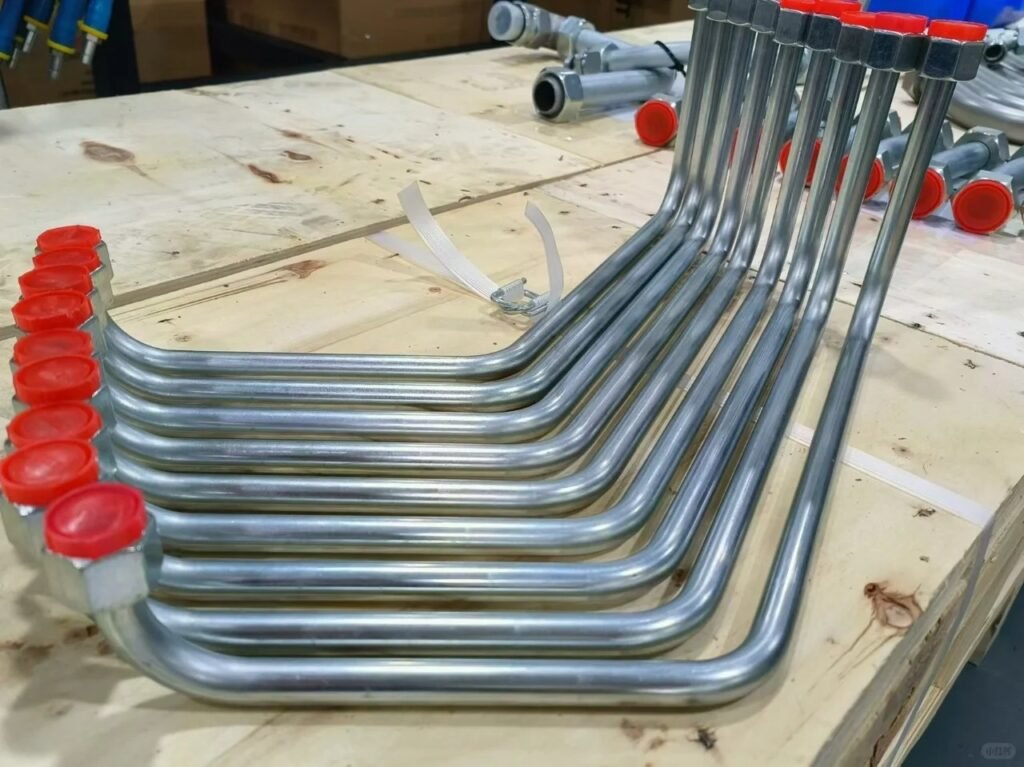 Curved Steel Tube Product by Tube Bending Machine LIDI Machinery